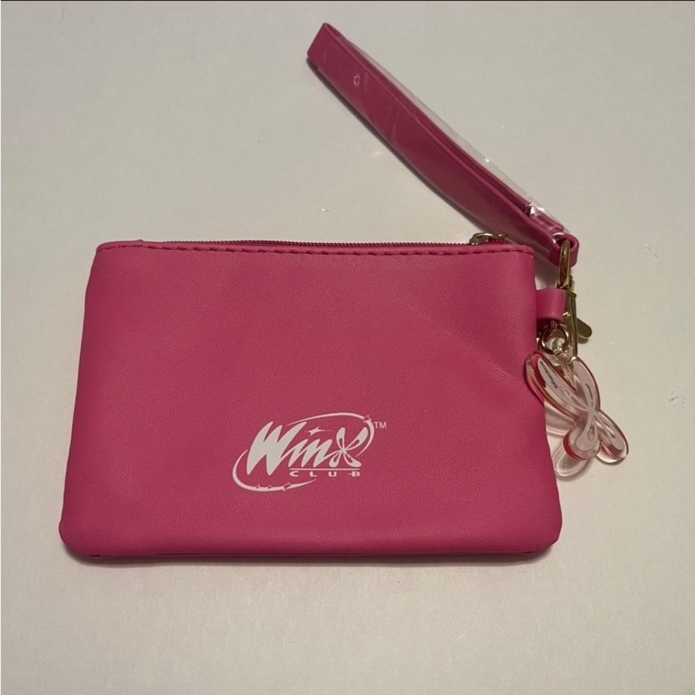 Winx Club Pink Coin Purse / ID Holder  Bloom, Stella, Flora, Musa, Tecna, Aisha - Picture 2 of 6